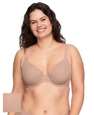 NWT Warner's Cloud 9 Underwire Lift T-Shirt Bra Toasted Almond Nude 34B 46MSRP