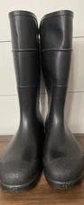 Servus Black PVC Rubber Work Boots Size 10 | Waterproof Industrial Safety
