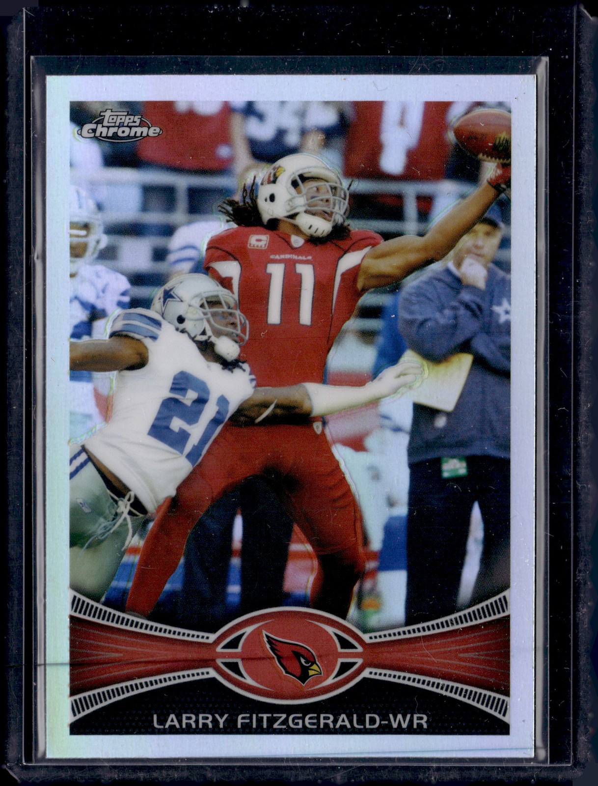 2012 Topps Chrome #141 Larry Fitzgerald Refractors