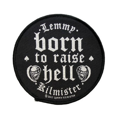 Lemmy Born To Raise Hell Motorhead Jacket Sew On Woven Patch - OFFICIAL 17-19