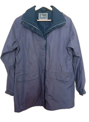 Regatta wasserdichte mittellange Damenjacke mit Kapuze lila UK 14 42'' Brustumfang