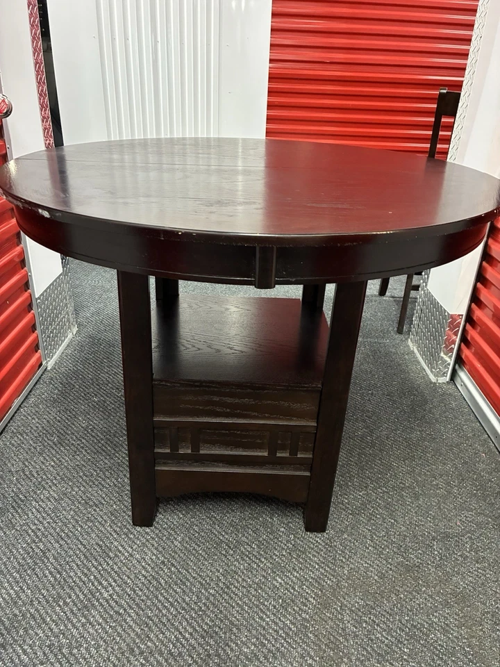 Набор из 5 деревянных столешниц Coaster Lavon высота столовой эспрессо и коричневый - Изображение 2 из 4