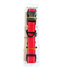 Joytale Reflective Dog Collar, Soft Neoprene Padded Nylon Pet Collar Medium-Red