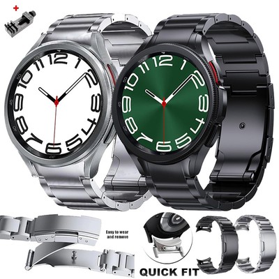 Quick Fit Armband Für Samsung Galaxy Watch 7 6 5 4 40/44mm Classic 42/43/46/47mm
