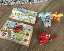 2er Set! &Uuml;-Ei Figuren - Im Drachenland mit Beipackzettel