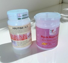 Set of 2 Abutine 3C3 and Bach Ngoc Lien Skin Whitening Body Cream