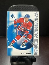 2024-25 Sp - Rookie Authentics Lane Hutson #128 Blue (RC) - Canadiens