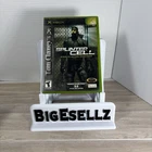 Tom Clancy’s Splinter Cell Original Xbox Complete In Box CIB Game Disc Tested