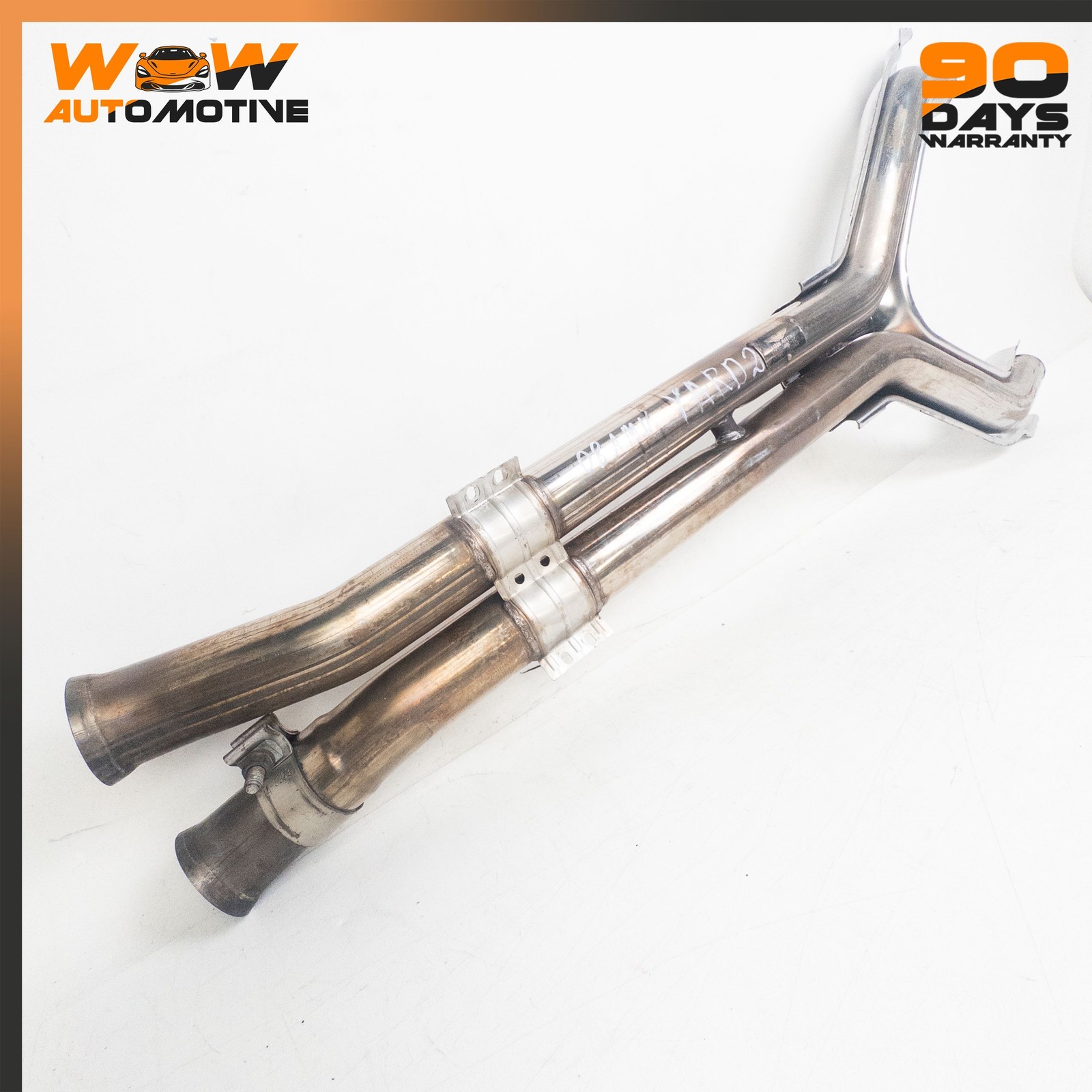 06-16 ASTON MARTIN V8 VANTAGE 4.7L ENGINE MOTOR EXHAUST SYSTEM CENTER PIPE OEM