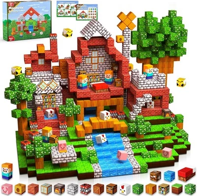 Goody King Magnetische Bausteine Bauspielzeug 100 Pcs Magnetbausteine für Kinder