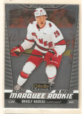 Bradly Nadeau 2024-25 OPC Platinum Rookie Card #220 Hurricanes