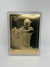 Chris Chambliss 1st Base Danbury Mint 22K Gold Mint Sealed Yankees Rare