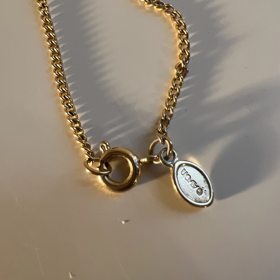 Collar Colgante Lágrima Piedra Natal Avon Accents De Colección Cristal Austriaco Diamante Foto 4 de 4