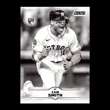 2025 Topps Stadium Club Cam Smith Rc Black White 60 Astros Sp Print Run 98