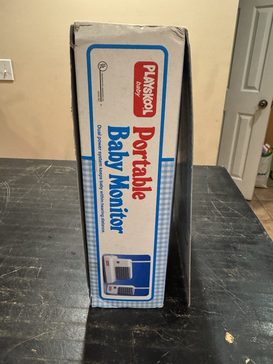 Vintage 1987 Playskool Portable Baby Monitor 5590 Receiver as Seen