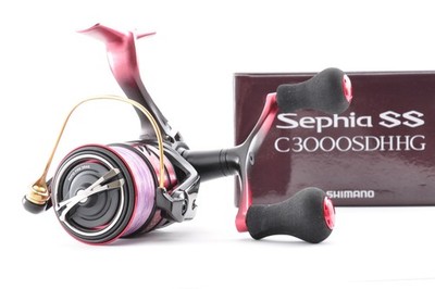 【美品】SHIMANO Sephia SS C3000SDHHG　スピニング Sephia (取寄せ 12月末頃メーカー生産予定) シマノ 23 セフィア SS