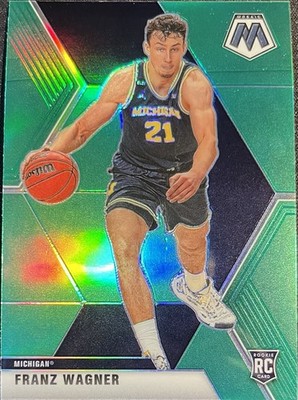 Franz Wagner 2021 Panini Chronicles Mosaic Draft Picks #259 Green Rookie RC