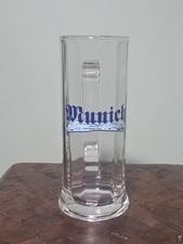 Vintage Munich Germany Beer Glass Mug 0.5 Liter 