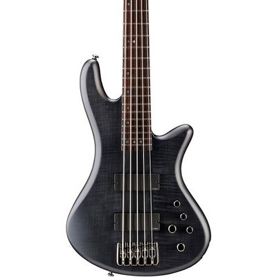 Schecter Guitar Research Stiletto Studio5 Bass Satin SeeThru Black