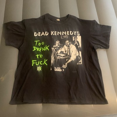 Vintage Dead Kennedys Too Drunk To FU.. 1995 Rare 90s T-Shirt Adult Size XL