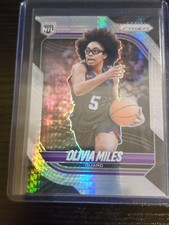 2025-26 Panini Prizm Olivia Miles Hyper Prizm RC #123 Minnesota Lynx