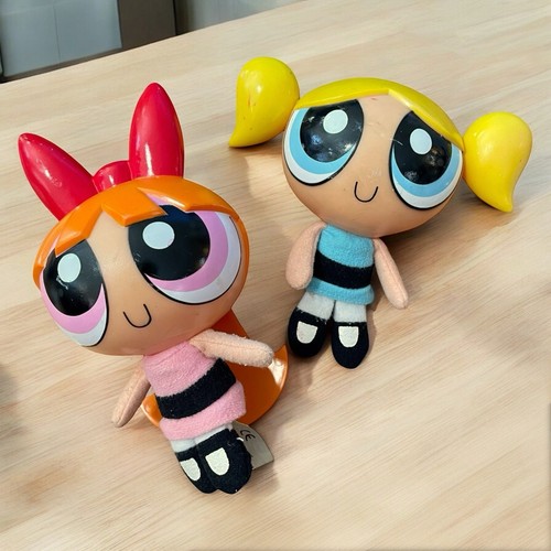 The Powerpuff Girls 5" Mini Friends Bubbles & Blossom Cartoon Network 1999 - Picture 1 of 18