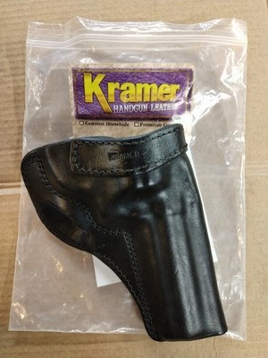Kramer genuine horsehide vertical scabbard Smith & Wesson 625 5'' Black RH 1.5''