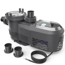 NEW! Aquastrong 3HP In/Above Ground Pool Pump with Timer, 9350 GPH, 220V