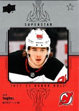 2021-22 Upper Deck Series 1 - Honor Roll Jack Hughes #HR-21