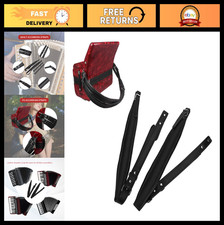 Adjustable Black Accordion Straps, Soft PU Leather, Comfortable  Durable for 16