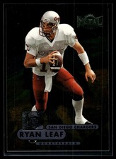 Ryan Leaf 1998 Metal Universe Rookie Card #193. rookie card picture