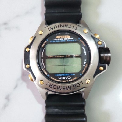 Casio DEP-700 Diving King Titanium Diver s Watch Depth Meter JP