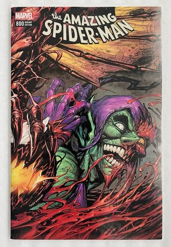 Amazing Spider-Man #800 Variant Tyler Kirkham Red Goblin Carnage Marvel 2018 NM