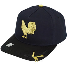 BIGG BOSS NAVY SNAPBACK HAT BBGALLOPAL NVYGLD