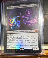 Doctor Doom, Unrivaled FOIL MTG Marvel Super Heroes 0654 Mythic foil