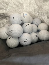 40 Nike White Coloured Golf Balls - Mint Pearl And A Grades..