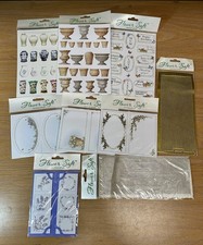Flower-Soft Scrapbooking Stickers Lot fo 9