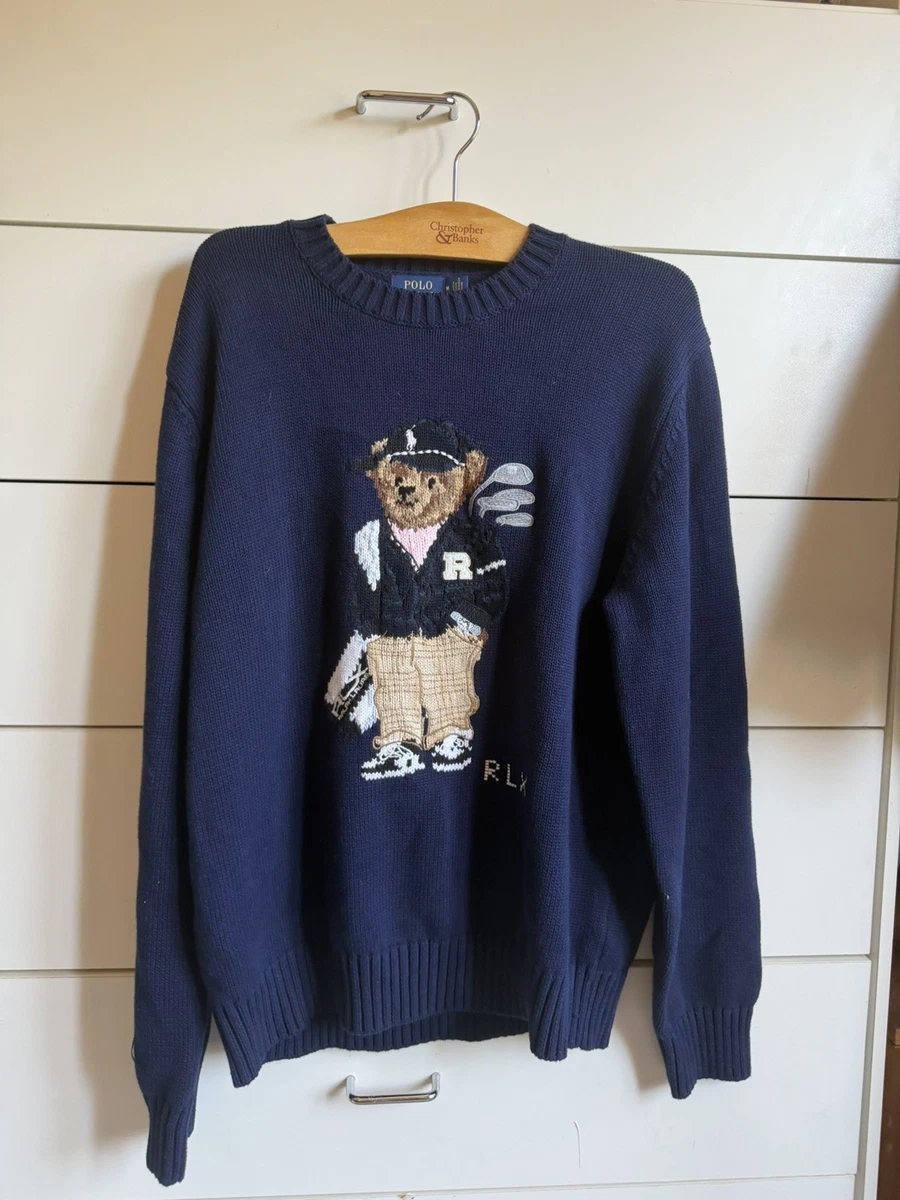 vintage polo ralph lauren bear sweater products for sale | eBay