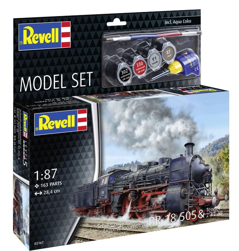 Locomotive BR 18 505 Revell maquette de train historique pour animer votre réseau HO