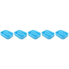 Set of 5 Silicone Moulds Letter Mold Alphabet Clay Molds for Chocolate
