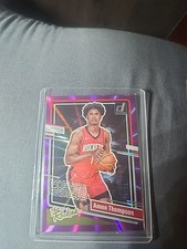 2023-24 Panini Donruss - The Rookies Amen Thompson #4 Holo Purple Laser /99 (RC)