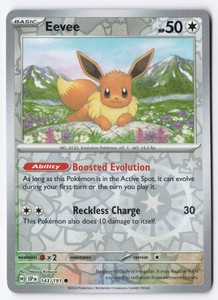 Eevee 143/191 Reverse Holo Common - Surging Sparks - Pokemon TCG