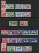 1947 Royal Visit set complete 6 sets, 20 values Mnh.