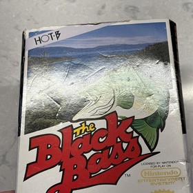 Black Bass (Nintendo Entertainment System, 1989) w/ Box + Dust Cover TESTED NES