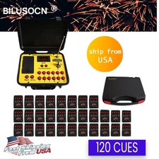 120 Cues Fireworks Firing System Wireless Remote for Wedding Stage Events USA