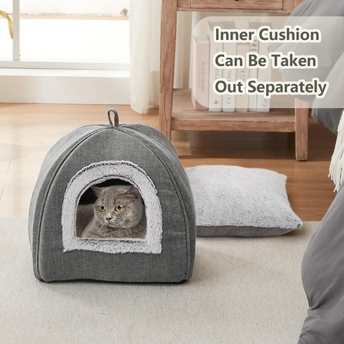 Cat Beds Cave-Cat Beds for Indoor Cats,Kittens and Small Pets,Soft and Warm C... - Imagen 2 de 6