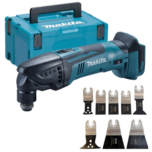 Makita DTM50Z 18V LXT Cordless MultiTool Cutter + Makpac Case + Extra 8 Blades - Picture 1 of 8