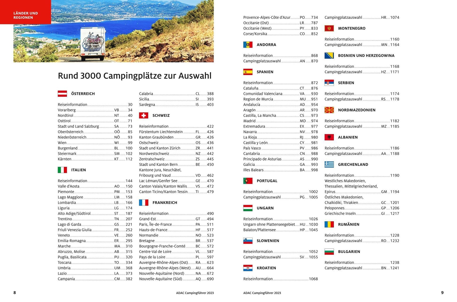 Thumbnail - Adac Campingführer Südeuropa 2023 - - 9783986450298