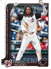 2025 Topps Series 1 James Wood Oversized Card Superbox Exclusive RC Nationals