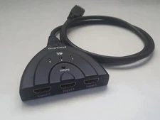  3-Port 4K HDMI Network Switch with Flex Cable